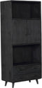 Boekenkast Omaha Black - 90 cm - zwart