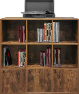 Boekenkast Vakkie 9 vakken - opbergkast - wandkast - bruin walnoot kleurig