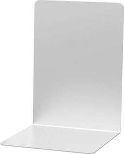 Boekensteun MAUL aluminium 16x15x21cm set 2 zilver