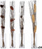Boeketten 100 cm Grijs Natuurlijk (24 Stuks)