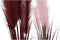 Boeketten DKD Home Decor Bordeaux Roze PVC (2 pcs) (12 x 12 x 106 cm)
