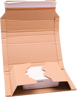 Boekverpakking 325 x 250 x 20-80 mm (a4+) bruin | 25 stuks