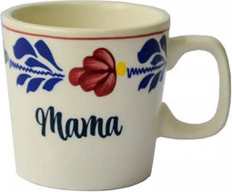 Boerenbont Beker Mok 0,2L met opdruk Mama