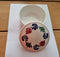 Boerenbont Bonbon schaaltje met deksel rond 12 cm aardewerk