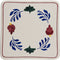Boerenbont pannenonderzetter vierkant 20 x 20cm