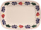 Boerenbont Plateau 25x18 cm aardewerk