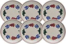 Boerenbont Set van 6 Petit Four Bordjes 11 cm