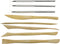 Boetseerspatel Conda set 8 stuks hout & metaal
