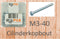 Bofix cilinderkopbout M3x40 verzinkt (50st)