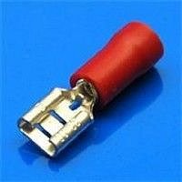 Bofix Kabelschoen stekker 2.8 vrouw rood (p25)