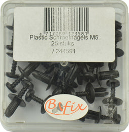 Bofix Schroefnagel | Metaal | Zwart | Plaatwerk