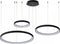 Lucide VIDAL - Hanglamp - Ø 78 cm - LED Dimb. - 1x120W 2700K - Zwart