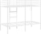 vidaXL - Stapelbed - zonder - matras - 100x190 - cm - staal - wit