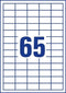 Avery Zweckform 6121 - Universele etiketten 38 x 21.2 mm - Permanent hechtend (1950 stuks)