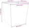 vidaXL - Plantenbak - 50x50x50 - cm - gegalvaniseerd - staal