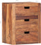 vidaXL - Nachtkastje - 40x30x50 - cm - massief - sheeshamhout