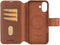Decoded - Leather Detachable Wallet - iPhone 16 - MagSafe Compatibel - Zwart