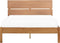 BOISSET - Bed - Lichthout - 140 x 200 cm - Rubberhout