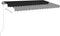 vidaXL - Luifel - automatisch - met - LED - en - windsensor - 400x350 - cm - antraciet