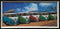 VW volkswagen retro vintage bus 3D holografisch schilderij SET van 2 stuks