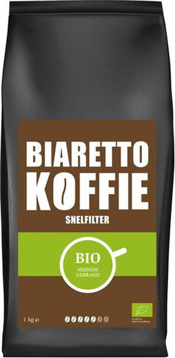 Koffie biaretto snelfiltermaling biologisch