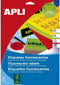 Stickers/Etiketten Apli Geel 38,1 X 21,2 Mm