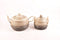 Basket spelset DKD Home Decor Natuurlijk Grijs Zeegras (41 x 41 x 36 cm) (2 pcs)