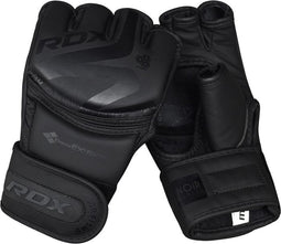 Bokshandschoenen MMA - RDX Sports - F15 Noir - Boxing Gloves - Zwart - Maat M