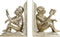 Bokstöd DKD Home Decor Champagne 13 x 12 x 17,5 cm Hars Koloniaal Aap