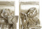 Bokstöd DKD Home Decor Champagne 13 x 12 x 17,5 cm Hars Koloniaal Aap