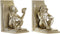 Bokstöd DKD Home Decor Champagne 13 x 12 x 17,5 cm Hars Koloniaal Aap