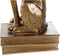 Bokstöd DKD Home Decor Luipaard Hars Koloniaal (16 x 11 x 33 cm)