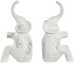 Bokstöd Home ESPRIT Hars Olifant 14,5 x 9 x 29,5 cm