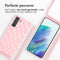 iMoshion Hoesje Geschikt voor Samsung Galaxy S21 FE Hoesje Met Koord - iMoshion Siliconen design hoesje met koord - Roze / Retro Pink