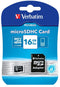 Verbatim microSDHC Class 10 - Geheugenkaart 16GB - Lezen/schrijven 10MB/s