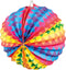 Boland - 12 Papieren ballonlampionnen Fantasie Multi - Verjaardag, Kinderfeestje, Sint Maarten