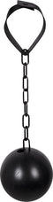 Boland - Bal met ketting (30 cm) - Kinderen en volwassenen - Unisex - Boef - Halloween en Horror- Middeleeuwen- Politie en Boeven