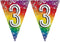 Boland - Folievlaggenlijn '3' Multi - Regenboog - Regenboog