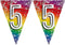 Boland - Folievlaggenlijn '5' Multi - Regenboog - Regenboog