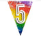 Boland - Folievlaggenlijn '5' Multi - Regenboog - Regenboog