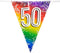 Boland - Folievlaggenlijn '50' Multi - Regenboog - Regenboog