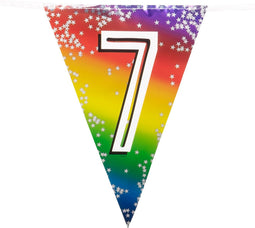 Boland - Folievlaggenlijn '7' Multi - Regenboog - Regenboog