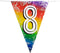 Boland - Folievlaggenlijn '8' Multi - Regenboog - Regenboog