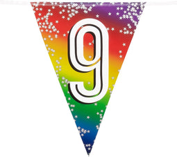 Boland - Folievlaggenlijn '9' Multi - Regenboog - Regenboog