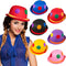 Boland - Hoed Binky bowler assorti - 59 - Volwassenen - Unisex - Clown - Circus