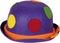 Boland - Hoed Binky bowler assorti - 59 - Volwassenen - Unisex - Clown - Circus