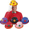 Boland - Hoed Binky bowler assorti - 59 - Volwassenen - Unisex - Clown - Circus