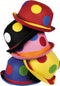 Boland - Hoed Binky bowler assorti - 59 - Volwassenen - Unisex - Clown - Circus