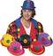 Boland - Hoed Binky bowler assorti - 59 - Volwassenen - Unisex - Clown - Circus