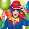 Boland - Hoed Binky bowler assorti - 59 - Volwassenen - Unisex - Clown - Circus